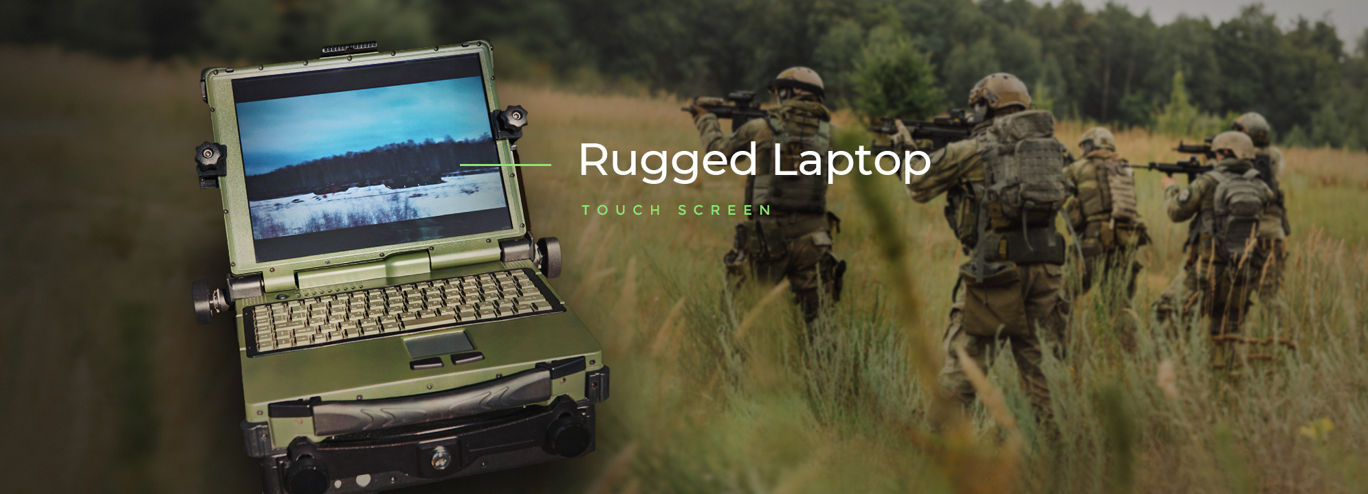 Rugged Laptop Touch Screen