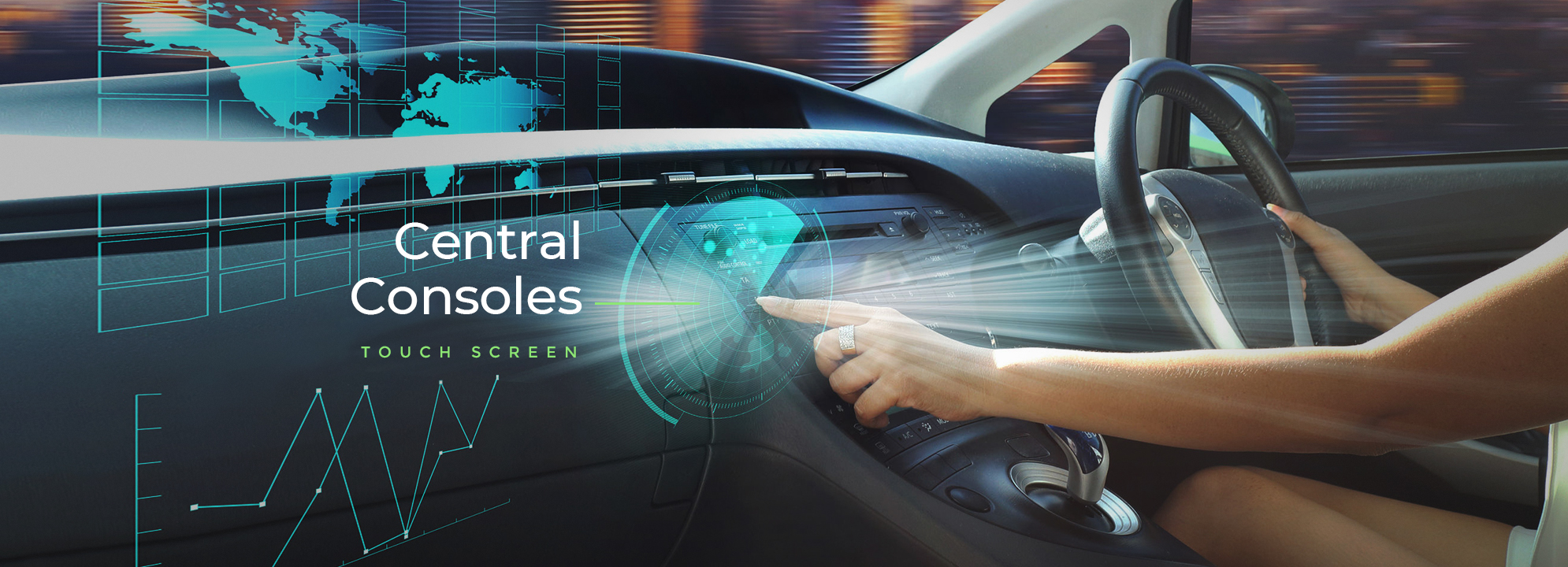 Centeal Console Touch Screen